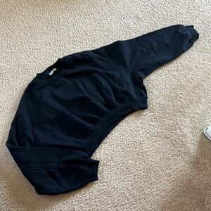 Zara cropped sweatshirt